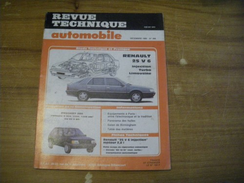 Revue technique renault v6 - revue,