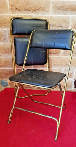 Lot chaises pliantes - pliantes, vintage