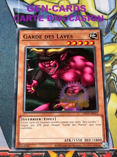 Carte garde des laves - oh,