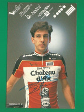 CYCLISME carte cycliste ETTORE BADOLATO équipe CHATEAU D'AX  signée