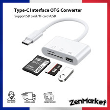 Lecteur Carte USB-C OTG SD TF