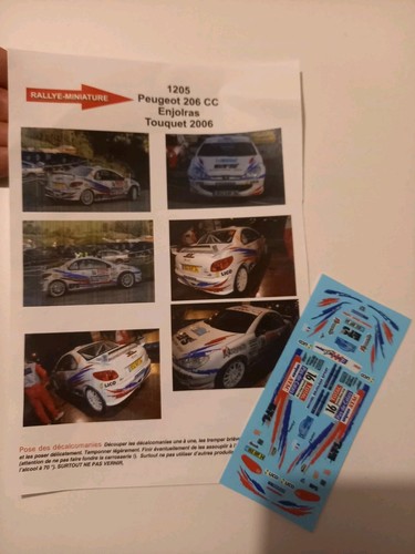 Decals peugeot 206cc - 206cc, rallye