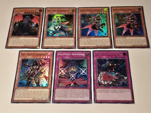 Lot de 7 cartes - yu-gi-oh,