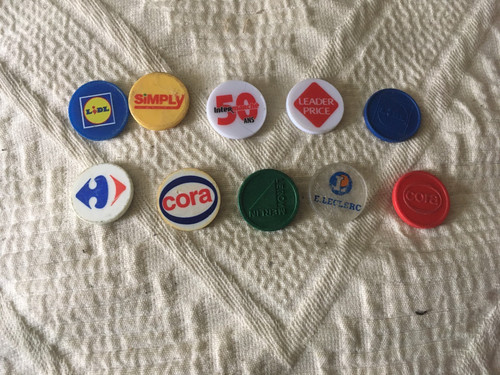 Lot jetons de - 10,