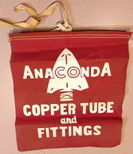 Vintage ANACONDA Copper Tubes Fittings General Store SIGN Butte Montana Mining T