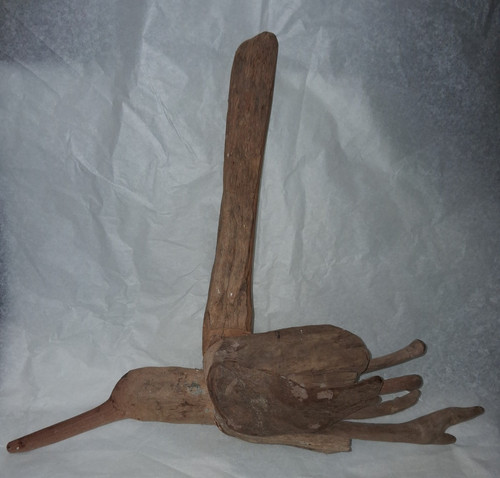 Sculpture bois flotté naturel - bois,