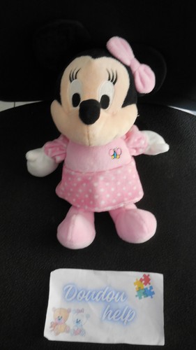 Doudou peluche minnie rose - doudou,