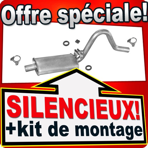 Silencieux intermédiaire pour - silencieux,