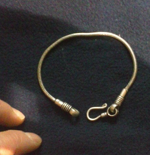 Bracelet bain argent indien - bracelet,