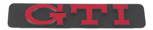 Sigle gti rouge sur fond - gti,