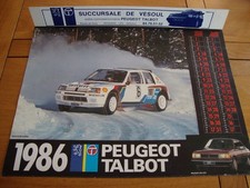 RARE CALENDRIER 1986