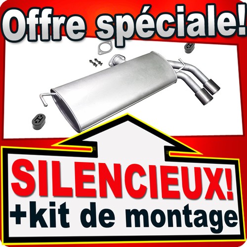 Silencieux arriere pour - silencieux,