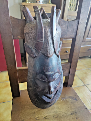 Ancien grand masque africain - masque,