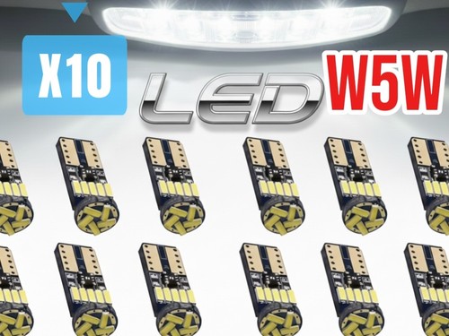 W5w led ampoule blanc - 10,