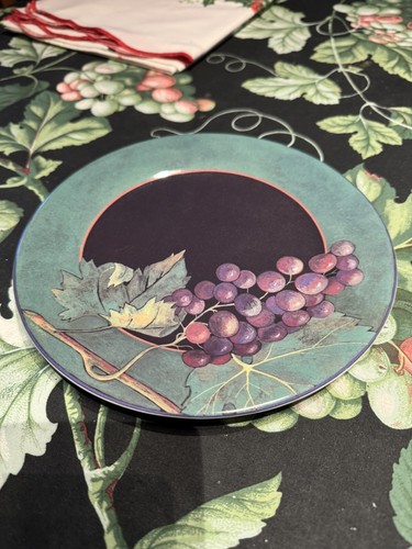 Assiettes gien cueillette - gien,