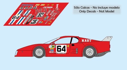 Autocollants ferrari 512 le - 512,