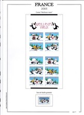 Carnet 10 timbres lettre 20g verte (13.9 Euros)  N° BC67 2005 Meilleurs Vœux