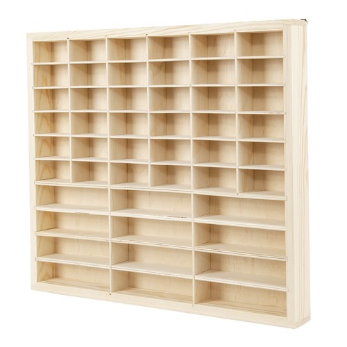 Grids wooden display case - display,