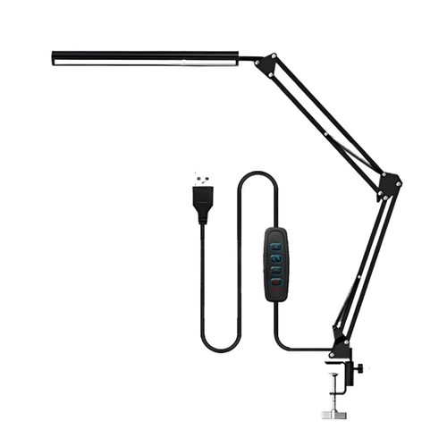 Lampe bureau led - bureau, pince