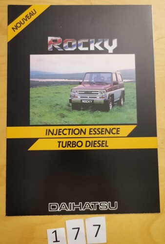 Daihatsu rocky 4x4 prospectus - 4x4,