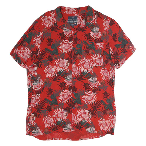 Chemise florale rouge pour - florale,