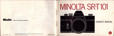 JAPAN / MINOLTA SR-T 101 CAMERA FACTORY, user manual E red in 1973