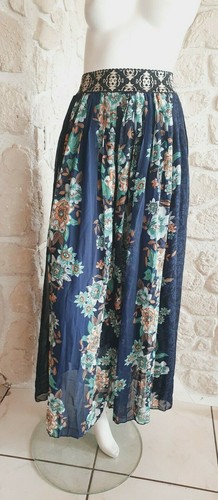 Jupe longue bleu marine neuve