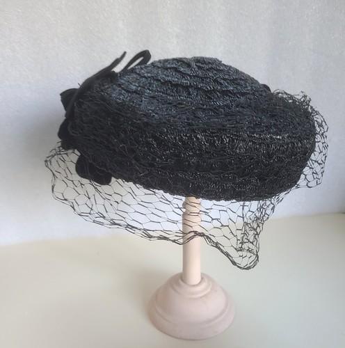 Chapeau paille noire - paille,