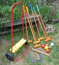 Jeu de Croquet Ancien Jardin