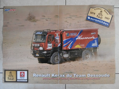 Affiche camion renault - camion, kerax