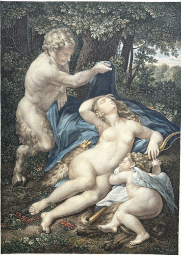Jupiter antiope gravure - jupiter, eau