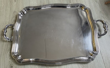 Ancien Plateau Service Métal