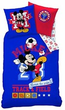 Linge De Lit Disney Mickey Sport 80 X 80 CM / 135 X 200 CM 100% Coton
