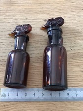 ancien LOT 2 FLACON vintage