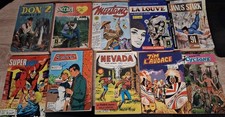 Lot de 10 BD Bandes dessinées