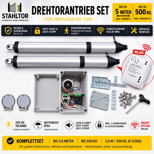 Ensemble motorisation portail - ensemble,