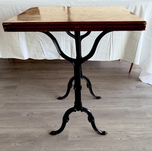Table bistrot plateau bois - de,