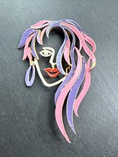 Ancienne Broche En Plaquer Or