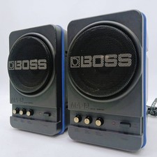 BOSS Studio Monitor Speaker MA-12 Pair 100V Tested Working Vintage Japan AI186