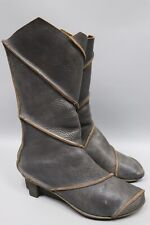 TRIPPEN Gray Womens Ankle Wedge Boots Shoes Booties Size 37.5 /US 6.5