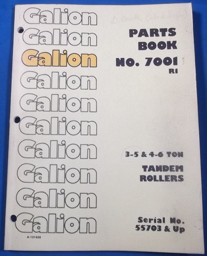 Galion 6 tonne tandem - 3-5, 4-6