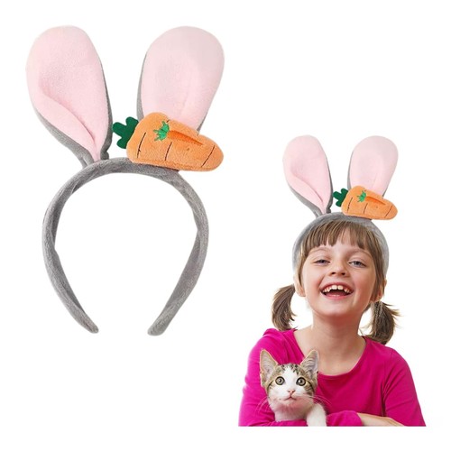 Gray gradient rabbit headband - gradient,