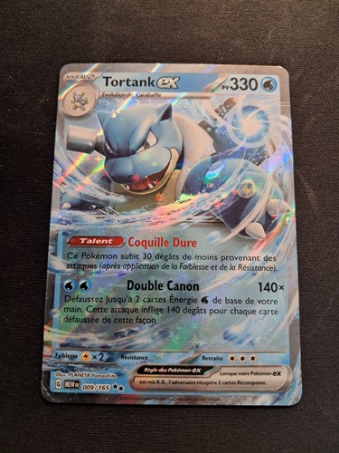 Carte pokémon tortank - carte, ex
