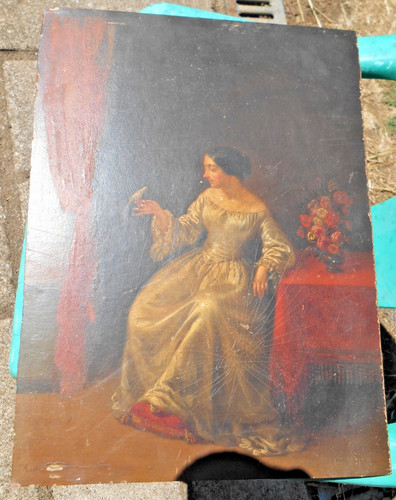 Peinture genre l huile - peinture, À