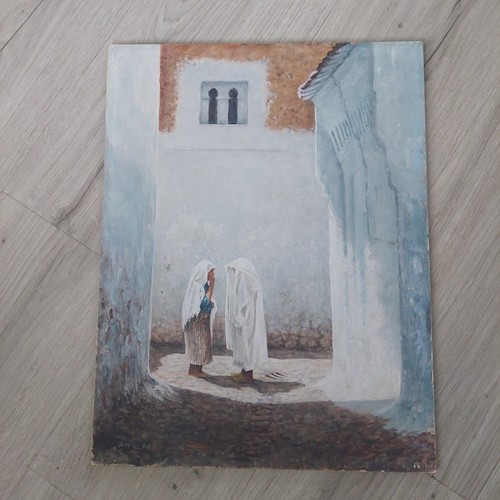 Tableau naif orientaliste - tableau,