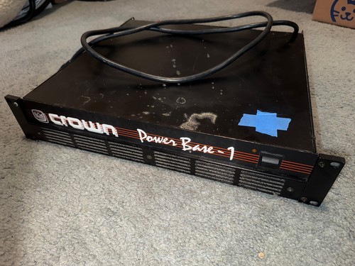 Crown power base stereo - power,