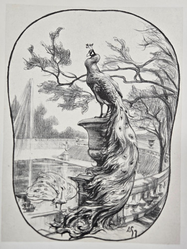 Lithographie originale 1901