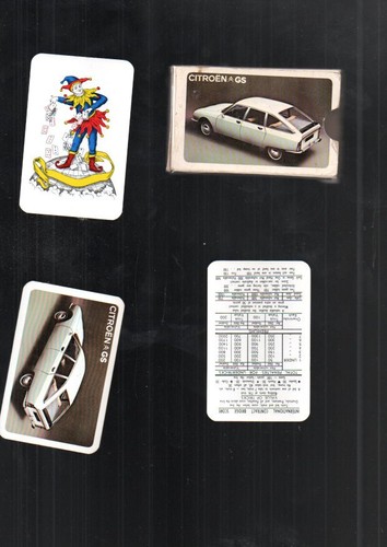 Ancien jeu carte - carte, 52