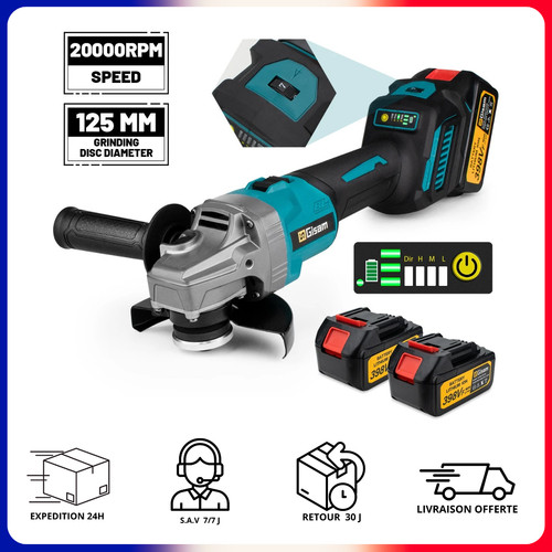 Meuleuse angle volts pack - meuleuse, d'angle