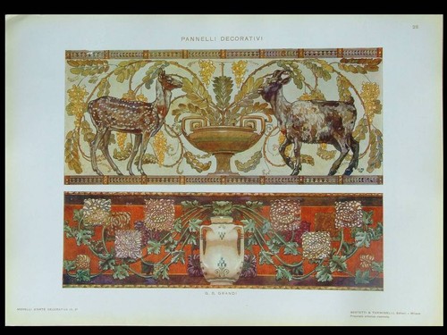 Decors art nouveau 1910 - decors,
